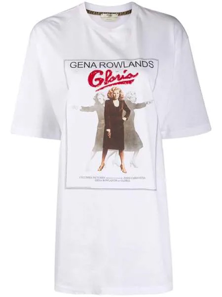 Fendi футболка Gloria с фотопринтом