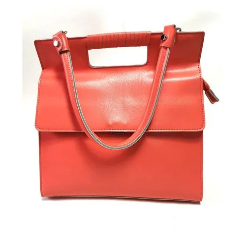 Женская сумка-портфель из натуральной кожи