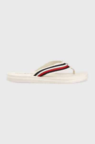 Шлепанцы TOMMY ESSENTIAL COMFORT SANDAL Tommy Hilfiger, белый