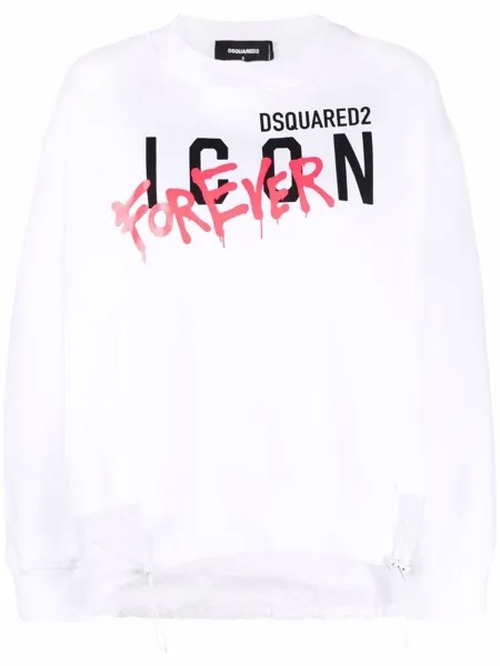 Dsquared2 logo-print long-sleeve sweatshirt