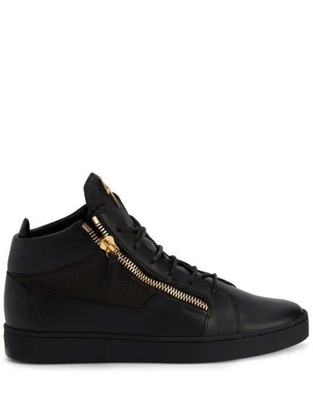 Giuseppe Zanotti высокие кеды Frankie, черный