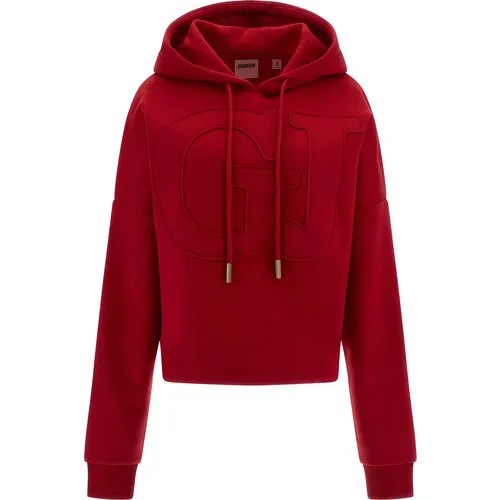 Худи GUESS, размер 46/M, красный