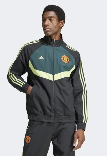 Куртка MANCHESTER UNITED adidas Performance, цвет black green night pulse lime