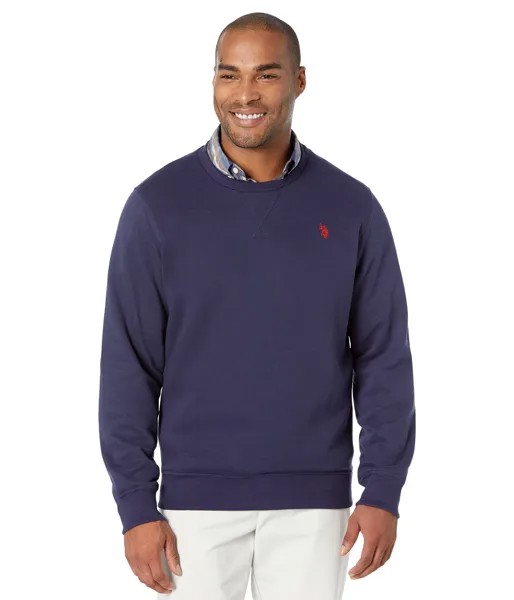 Пуловер U.S. POLO ASSN., Long Sleeve Popover Crew Neck Fleece Sweatshirt