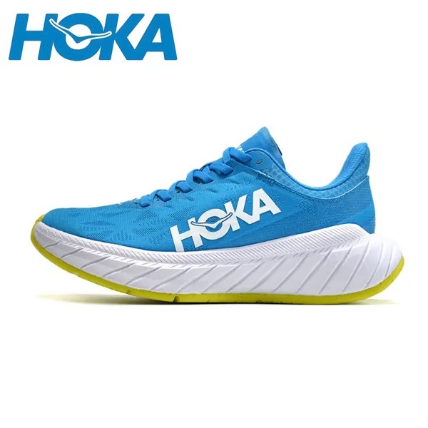 Кроссовки HOKA Carbon X 2 для мужчин и женщин, амортизирующие беговые ботинки для марафона, дорожные гоночные кеды из углеродного волокна