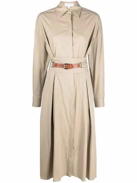 Michael Kors Collection платье-рубашка с поясом