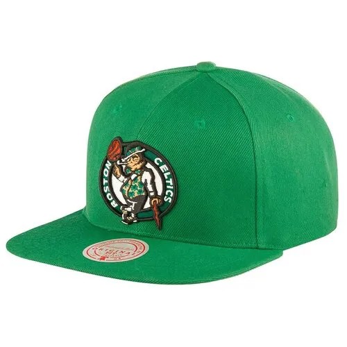 Бейсболка Mitchell & Ness, размер OneSize, зеленый