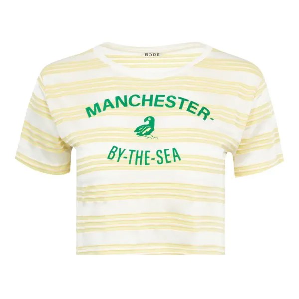 Футболка Bode Morris Stripe Tee, разноцветный
