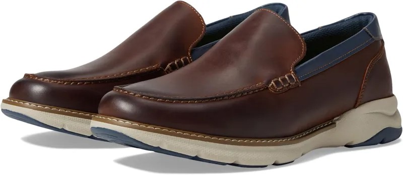 Лоферы Frenzi Moc Toe Venetian Loafer Florsheim, цвет Brown Crazy Horse