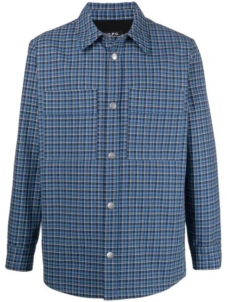 A.P.C. куртка в клетку