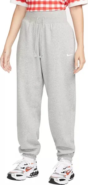 Женские большие спортивные штаны из флиса Phoenix с высокой талией Nike Sportswear