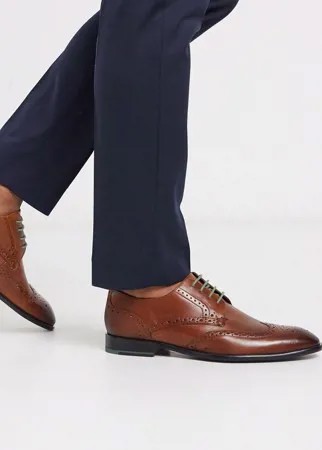 Светло-коричневые броги Ted Baker-Коричневый цвет