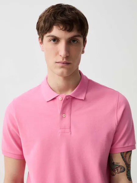 Рубашка-Поло из пике из органического хлопка Ovs, цвет pastel pink