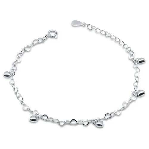 Браслет-цепочка Silver WINGS, серебро, 925 проба, длина 20 см.