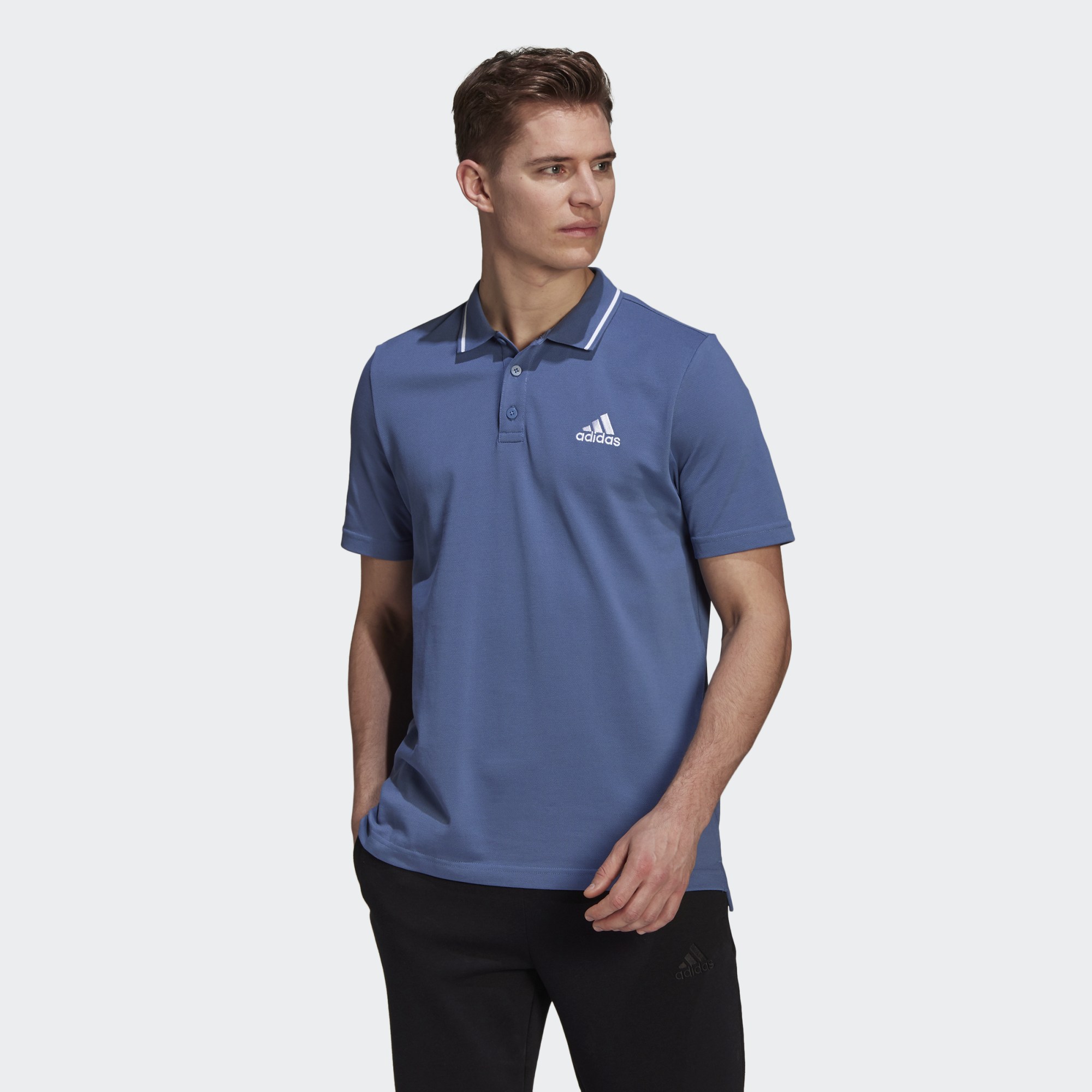 Футболка-поло мужская Adidas GM6960 синяя M