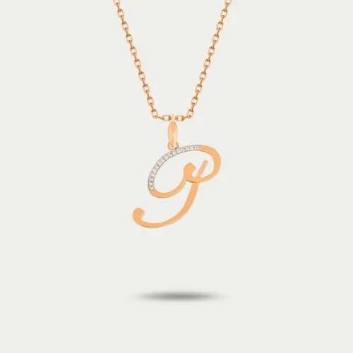 Подвеска GOLD CENTER, золото, 585 проба, фианит