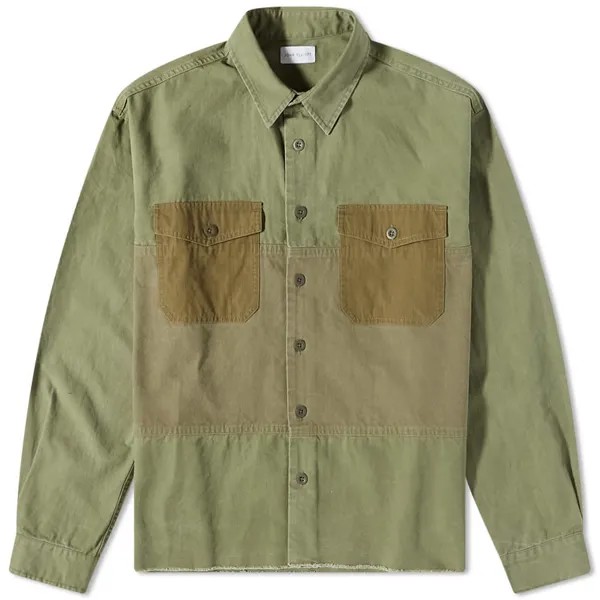 Рубашка John Elliott Paneled Military Shirt