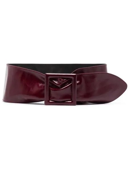 Saint Laurent широкий ремень с пряжкой