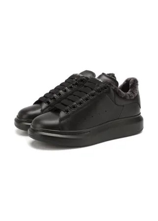 Кожаные кеды Alexander McQueen