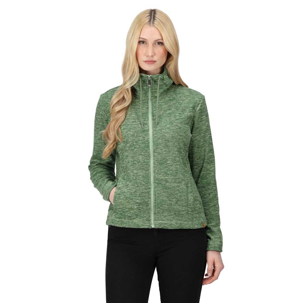 Худи Regatta Kizmit Full Zip, зеленый