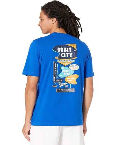 Футболка Reebok Flintstones x Jetsons Orbit City Short Sleeve Tee, цвет Humble Blue