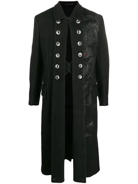 Yohji Yamamoto пальто с пуговицами