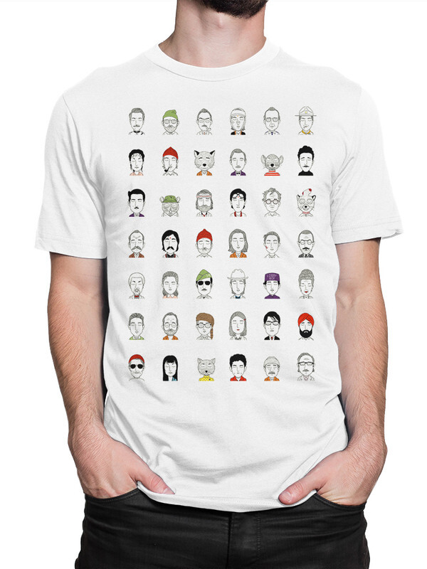 Футболка мужская Design Heroes Фильмы Уэса Андерсона белая S