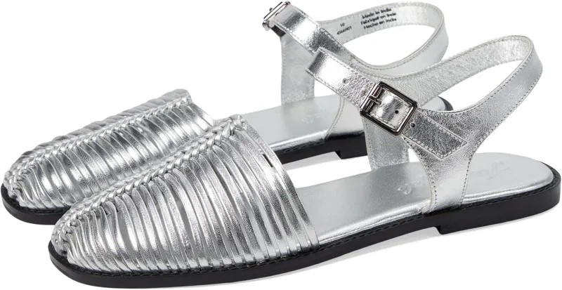 Балетки Frankie Fisher Flat Free People, цвет Chrome Metallic Leather