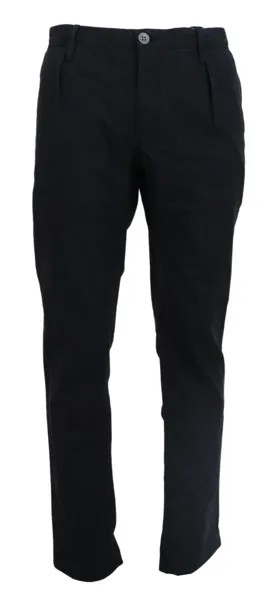 Брюки SIVIGLIA Синие хлопковые мужские брюки прямого кроя IT50/W36/L Рекомендуемая розничная цена 330 долларов США