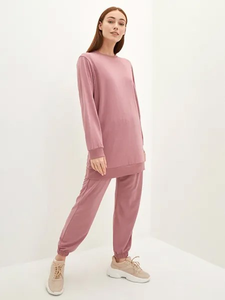 Женские спортивные брюки прямого кроя с эластичной резинкой на талии LCW Modest