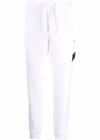 Stone Island спортивные брюки с нашивкой-логотипом