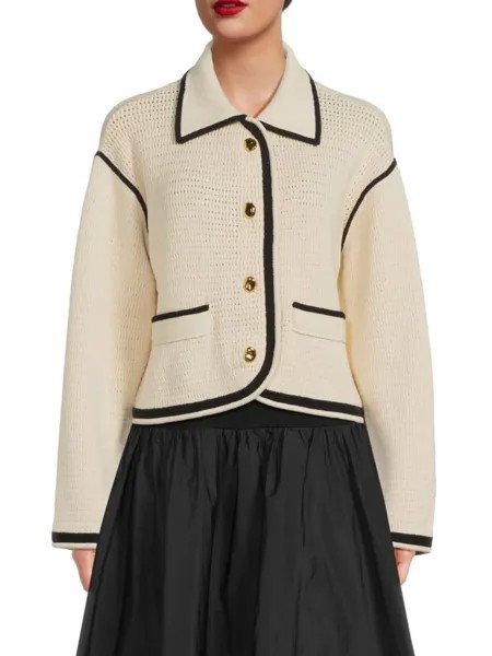 Кардиган с заниженными плечами Indra Tanya Taylor, цвет Cream Black