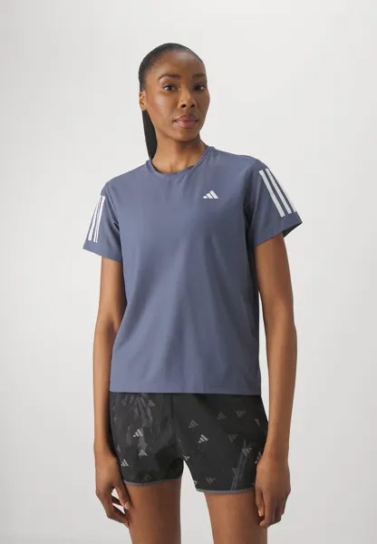 Спортивная футболка TEE adidas Performance, цвет preloved ink