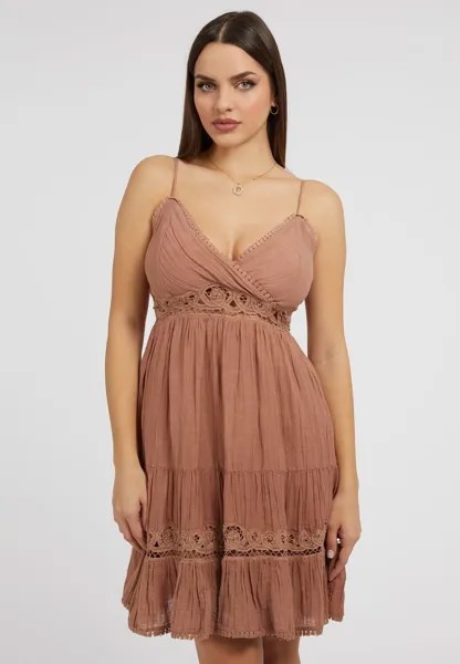 Летнее платье Guess, коричневый