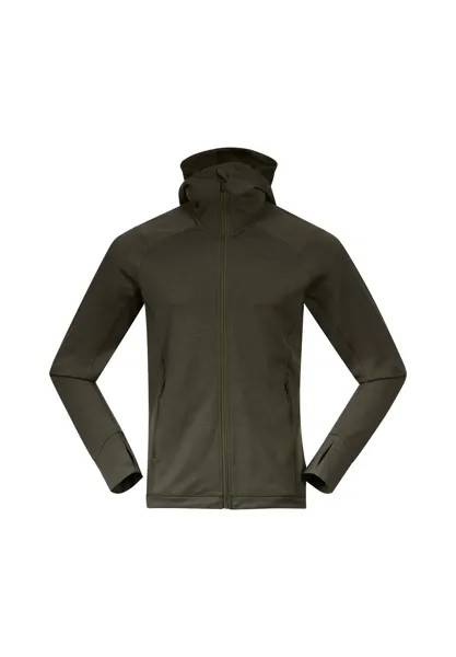 Толстовка Ulstein Bergans of Norway, темно-зеленый