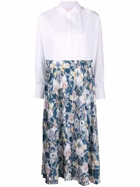 See by Chloé Tarot card print shirt dress