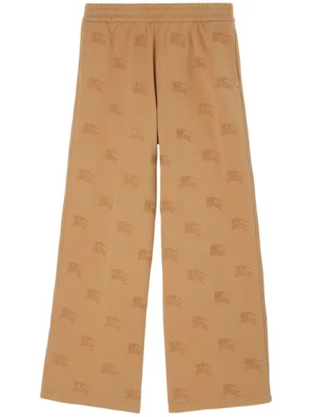 Burberry спортивные брюки с вышивкой EKD, нейтральный цвет