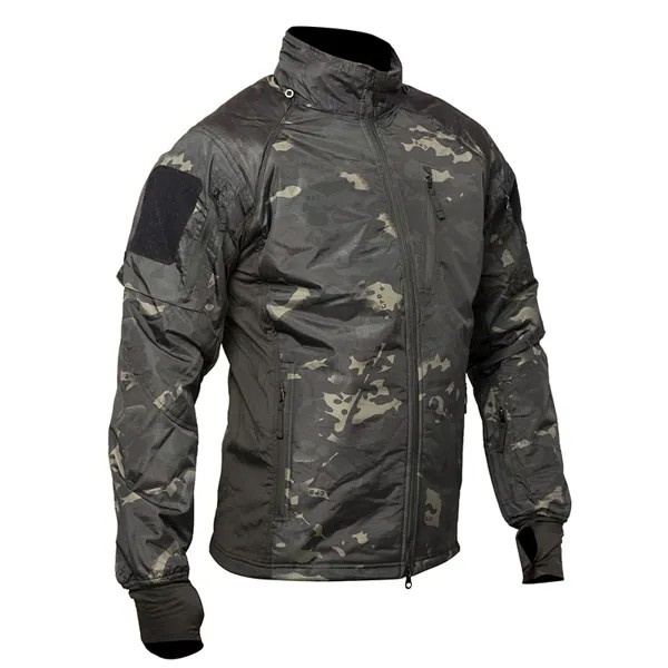 Куртка мужская тактическая, флисовая Камуфляжная парка в стиле милитари, армейская уличная одежда, легкая уличная одежда для страйкбола, пе...