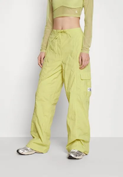 Брюки SOFT TOUCH WIDE PANT Calvin Klein Jeans, желтый песочный