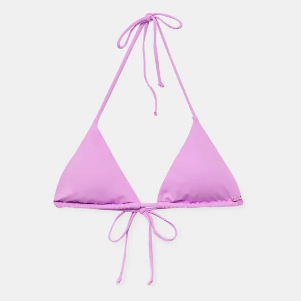 Лиф Pull&Bear Triangle Bikini, сиреневый