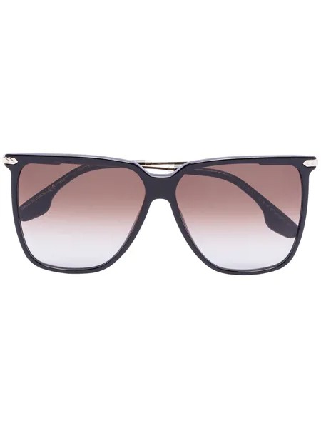 Victoria Beckham Eyewear солнцезащитные очки в квадратной оправе с эффектом градиента