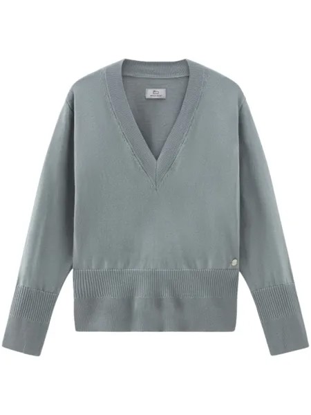 Woolrich джемпер с V-образным вырезом, синий