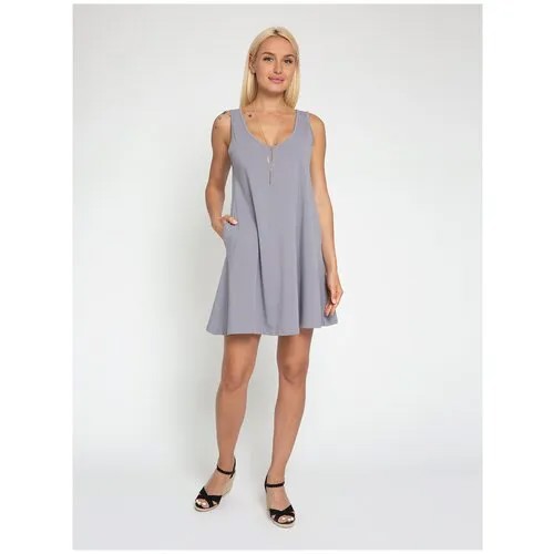 Платье Lunarable, размер 52 (2XL), серый