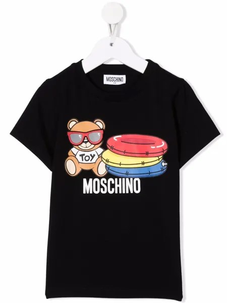 Moschino Kids футболка Teddy Bear