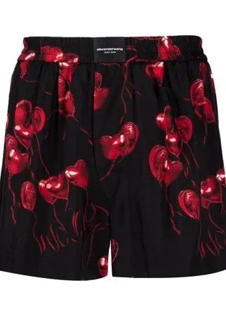 Alexander Wang шорты с принтом