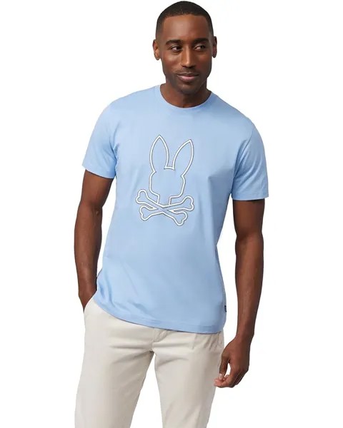 Футболка Psycho Bunny Floyd Graphic, цвет Serenity