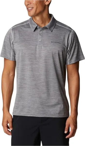 Рубашка-поло Alpine Chill Zero Polo Columbia, цвет Columbia Grey Heather