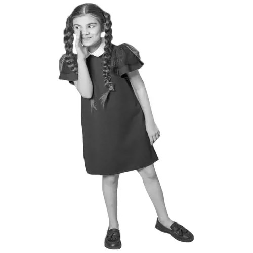 Школьное платье Deloras, размер 146, серый