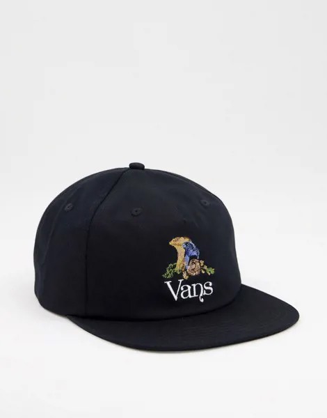 Черная кепка Vans Trippy Shallow-Черный цвет