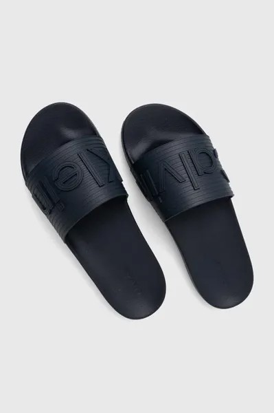 HM0HM01519 шлепанцы Calvin Klein, темно-синий